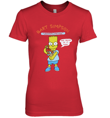 The Bart Simpson School Ban of 1990 Underarchiever Women's The Boyfriend Tee - NFLFanGift