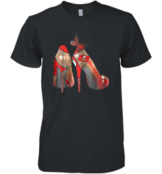 NFLTampa Bay Buccaneers High Heel Butterfly Rhinestone Tide Men's Premium T-Shirt - NFLFanGift