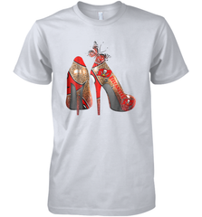 NFLTampa Bay Buccaneers High Heel Butterfly Rhinestone Tide Men's Premium T-Shirt - NFLFanGift