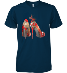NFLTampa Bay Buccaneers High Heel Butterfly Rhinestone Tide Men's Premium T-Shirt - NFLFanGift