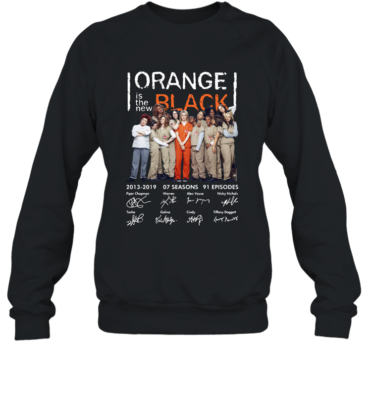 Orange is the new black signature Crewneck Sweatshirt - NFLFanGift