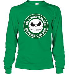 Starbucks Inspired Jack Skellington Coffee I'm A Nightmare Before Coffee Youth Long Sleeve T-Shirt - NFLFanGift