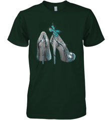 NFL Philadelphia Eagles High Heel Butterfly Rhinestone Tide Men's Premium T-Shirt - NFLFanGift