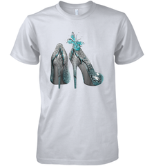 NFL Philadelphia Eagles High Heel Butterfly Rhinestone Tide Men's Premium T-Shirt - NFLFanGift