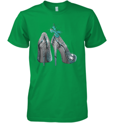 NFL Philadelphia Eagles High Heel Butterfly Rhinestone Tide Men's Premium T-Shirt - NFLFanGift