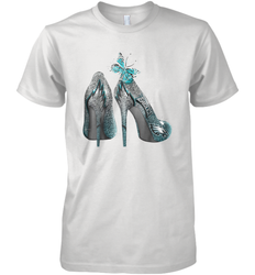 NFL Philadelphia Eagles High Heel Butterfly Rhinestone Tide Men's Premium T-Shirt - NFLFanGift