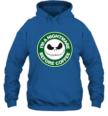 Starbucks Inspired Jack Skellington Coffee I'm A Nightmare Before Coffee Hoodie - NFLFanGift