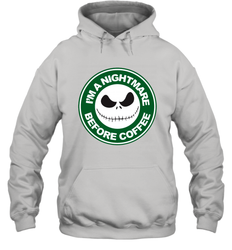 Starbucks Inspired Jack Skellington Coffee I'm A Nightmare Before Coffee Hoodie - NFLFanGift