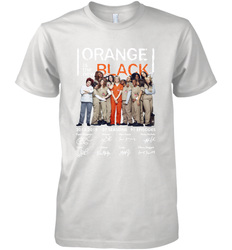 Orange is the new black signature Men's Premium T-Shirt - NFLFanGift