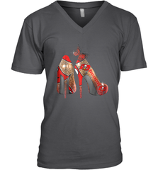 NFLTampa Bay Buccaneers High Heel Butterfly Rhinestone Tide Men's Vneck - NFLFanGift