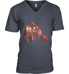 NFLTampa Bay Buccaneers High Heel Butterfly Rhinestone Tide Men's Vneck - NFLFanGift
