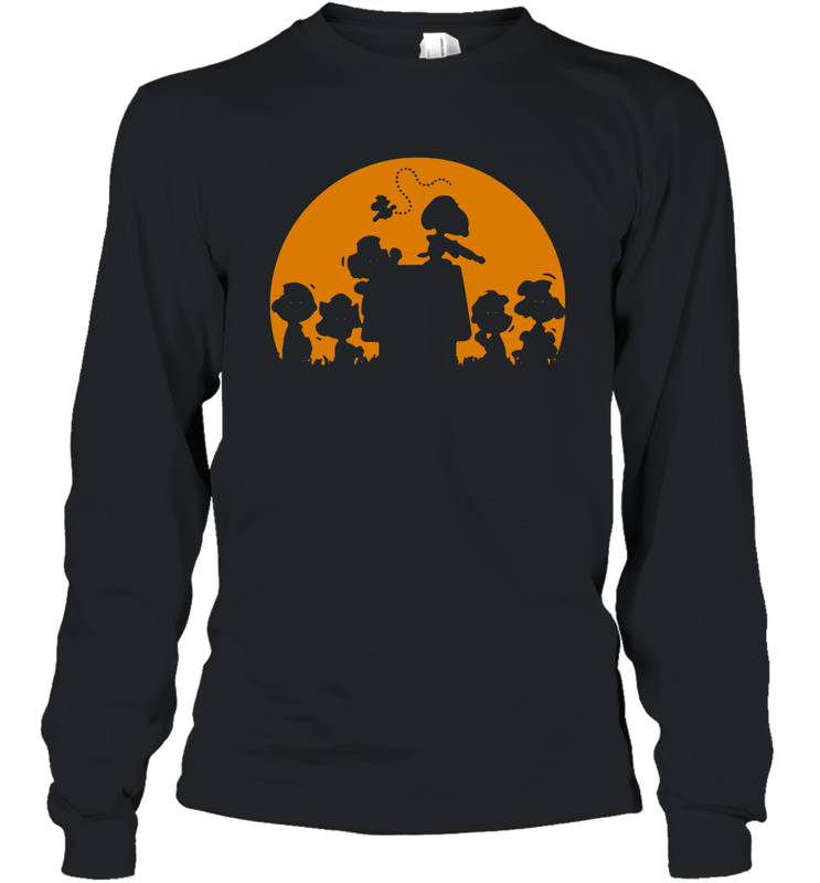 Snoopy Charlie Brown Halloween Costume Long Sleeve T-Shirt - NFLFanGift